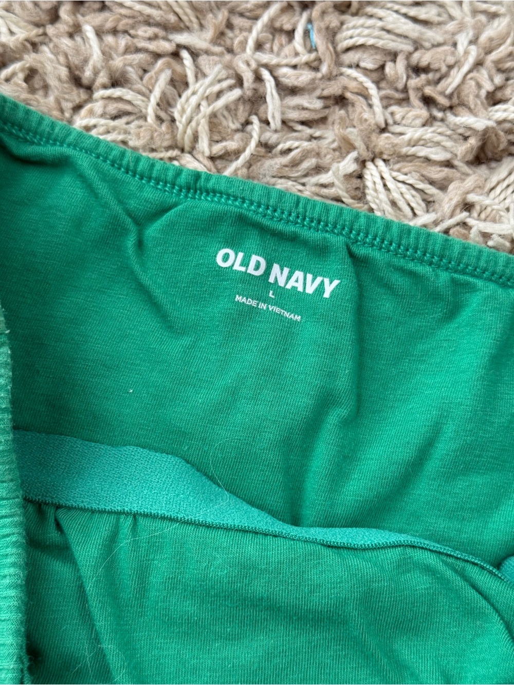 Green Ribbed Tube Top - Picture 2 of 2
